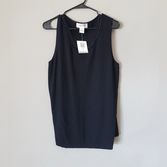 Alfani Elegant Black Tank Top New with Tags - Picture 4 of 5